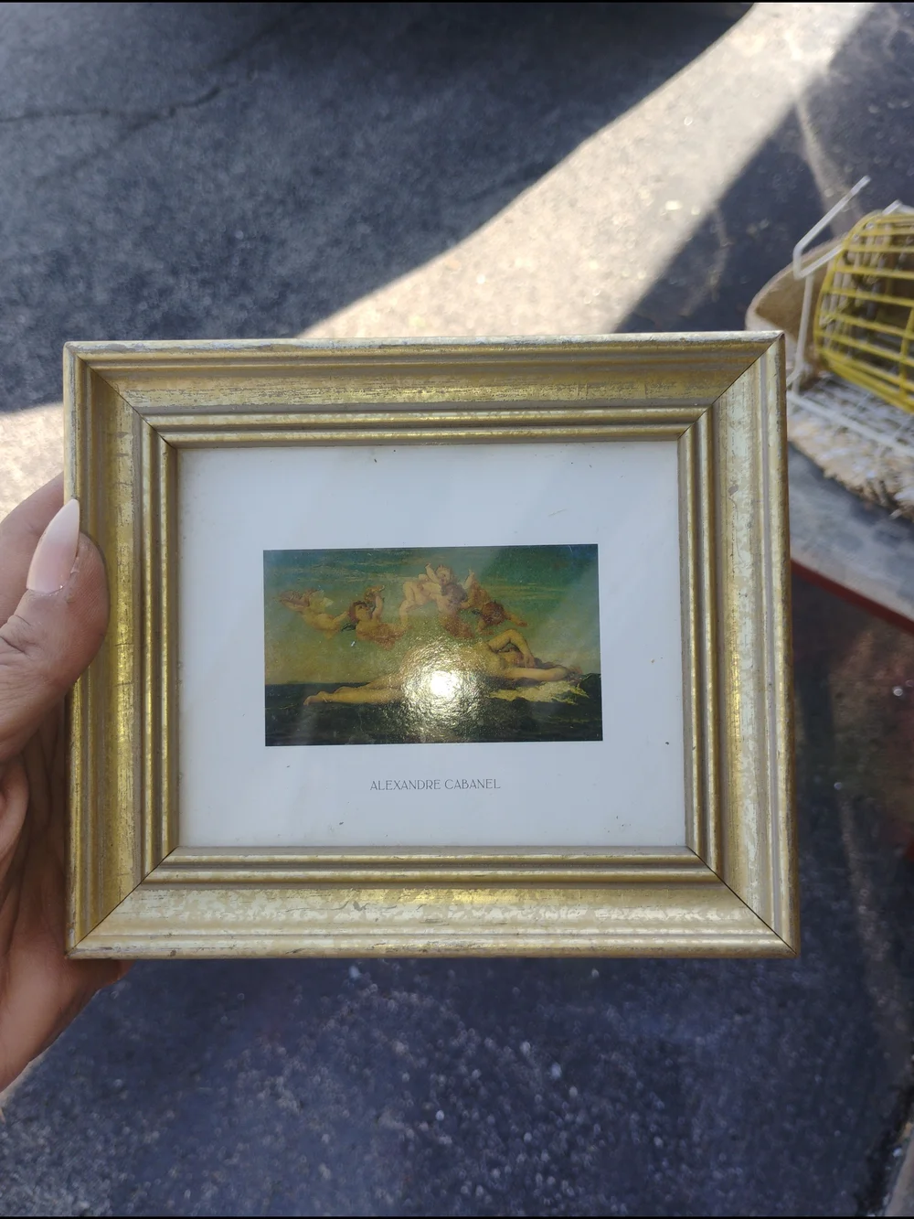 Gold Decorative Picture Frame with Alexandre Cabanel Art Print